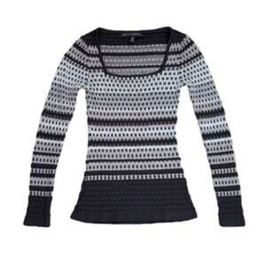 White House Black Market Scoopneck Sweater sz Med
